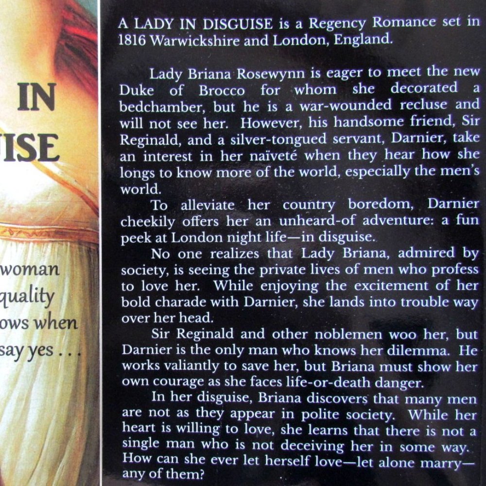 ROMANTIC REGENCY: A LADY IN DISGUISE by MELLYORA ASHLEY, A HERO to SWOON OVER! - Picture 2 of 4